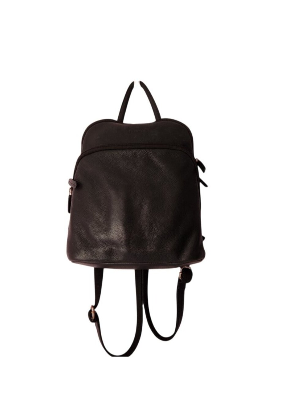 Jack Georges Black Backpack with Adjustable Straps